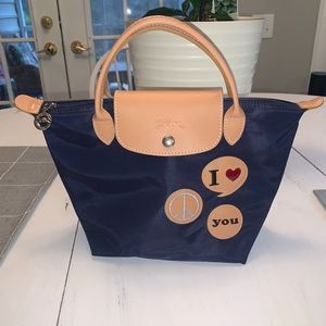 Limited Edition Love Patch Longchamp bag